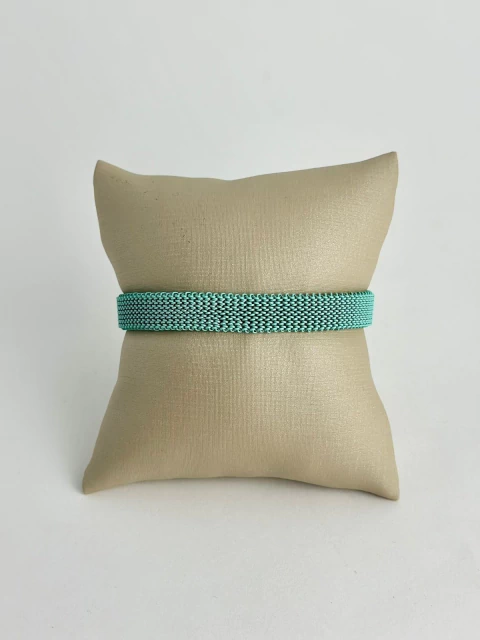 Pulseira esteira colors - tiffany