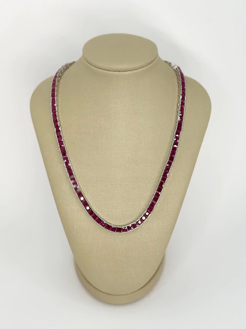 Riviera joinha - quadrada + baguetes pink