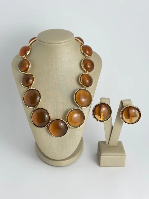 Conjunto bolas âmbar