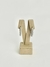 Argola click retangular G - micro cravejada prata - comprar online