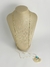 Colar longo + pingente dourado com turquesa - comprar online