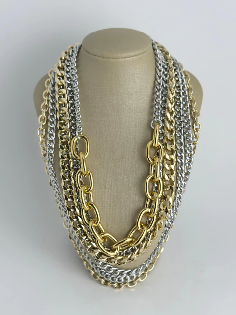 Colar mix de elos - mistura de banhos