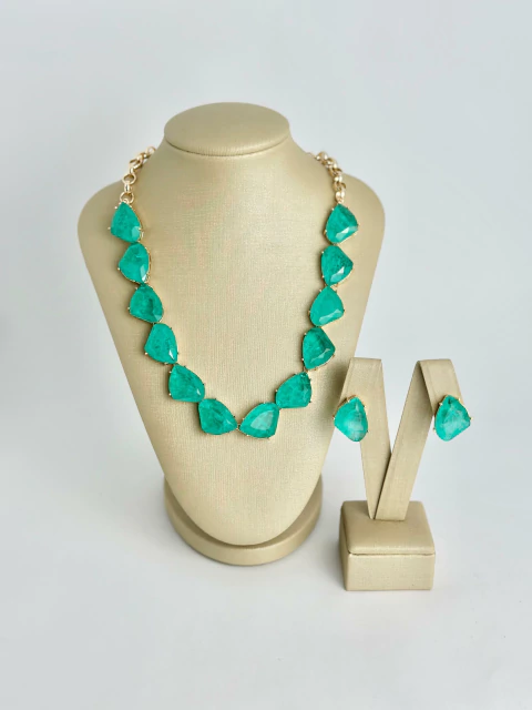 Conjunto orgânico verde fusion