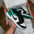 Imagem do Nike Jordan 1 Low Preto e Verde