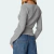TOP CRUZADO GRIS 'EDIKTED' - tienda online