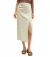 POLLERA CUADROS BEIGE 'MANGO'
