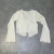 REMERA TOP CON FRUNCE MANGA LARGA 'H&M' - comprar online