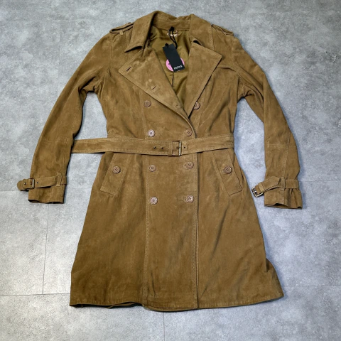 TRENCH MARRÓN 'PRUNE'