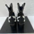 BOTAS TEXANAS BLANCAS Y NEGRAS 'SARKANY' en internet