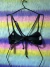 TOP NEGRO SIMIL CUERO 'SOTANO' - comprar online