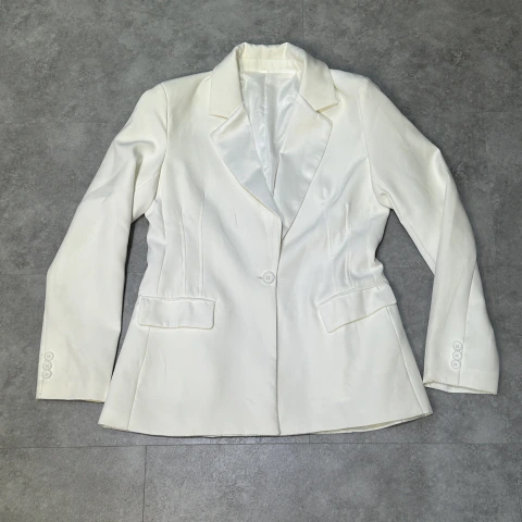 BLAZER BLANCO PINZADO