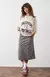 POLLERA CUADROS GRIS 'URBAN OUTFITTERS'