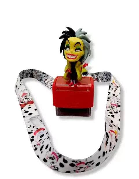 Carimbo e tirante Cruella De Vil