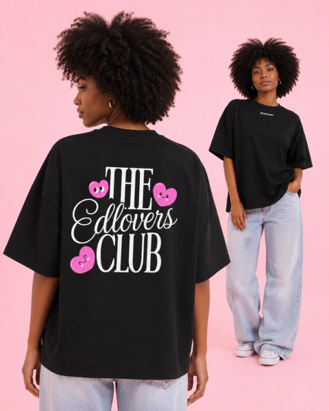 Camiseta Over The edlovers club