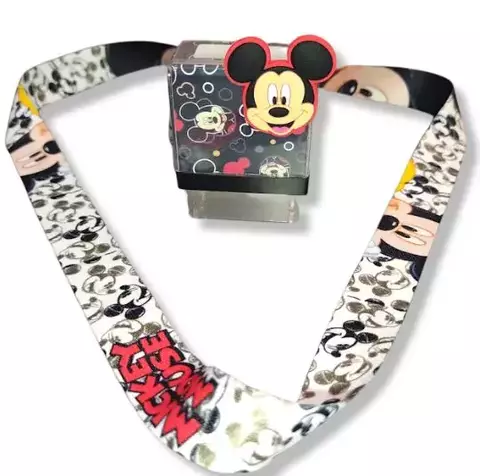 Carimbo e tirante Mickey face