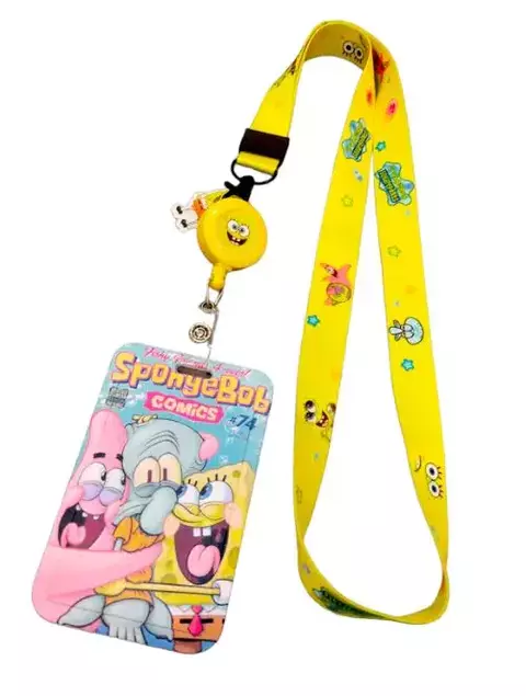 Porta Crachá Extensor e Cordão Bob Esponja na internet