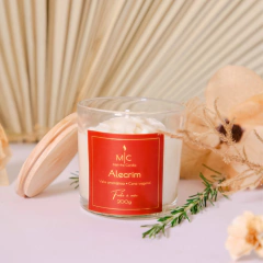 Vela Aromática Alecrim 200g - Melt the Candle