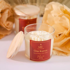 Vela Aromática Chá Branco 200g na internet
