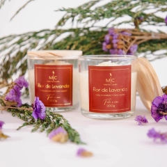 Vela Aromática Flor de Lavanda 200g na internet