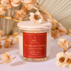 Vela Aromática Laranja com Canela 200g