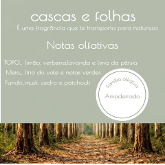 Vela Aromática Cascas e Folhas 100g - comprar online