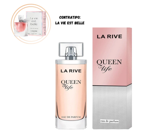 Perfume Queen of Live - La Rive - inspiração La Vie Est Belle - 75 ml - comprar online