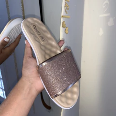 Chinelo beira rio glitter - loja online