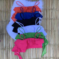 Cropped babado