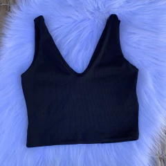 Cropped ribana cavado
