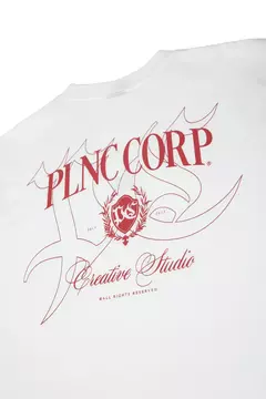 CAMISETA "PLNC CORP" OFF-WHITE - Wonder Outlet