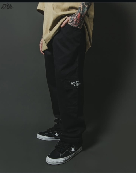 CALÇA CARGO BAGGY SARJA TRIPSIDE