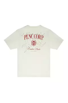 CAMISETA "PLNC CORP" OFF-WHITE - comprar online