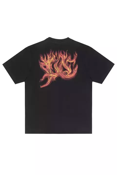 CAMISETA "FLAMES" BLACK - comprar online