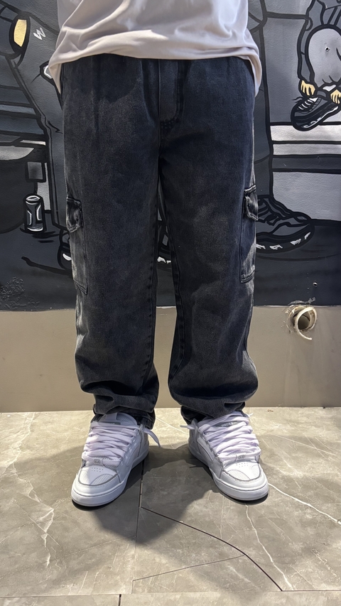 Calça cargo estonada original