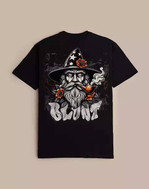 CAMISETA PREMIUM SARUMAN - PRETO
