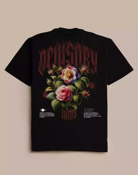 CAMISETA OVERSIZED DELUSORY - PRETO