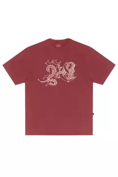 CAMISETA "DRAGON"BARN RED