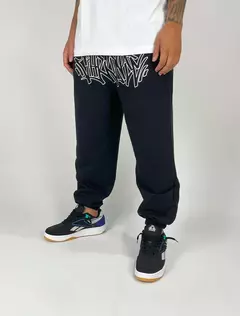 Calça Moletom Chronic Tag Wush Front - Preta