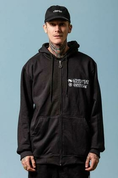 MOLETOM CHRONIC ZIPER-PRETO