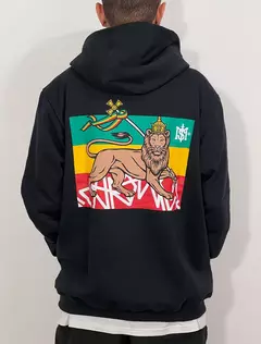 Moletom Chronic-Mato Seco Leão de Judá Reggae - Preta - comprar online
