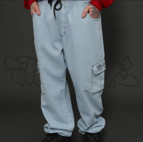 CALÇA JEANS CARGO TRIPSIDE