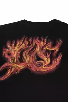 CAMISETA "FLAMES" BLACK - loja online