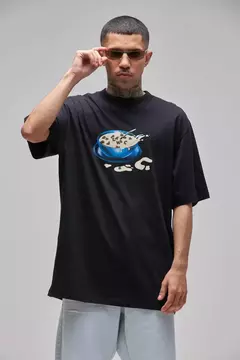 CAMISETA "CEREAL" BLACK - comprar online