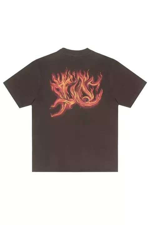 CAMISETA "FLAMES" BROWN - comprar online