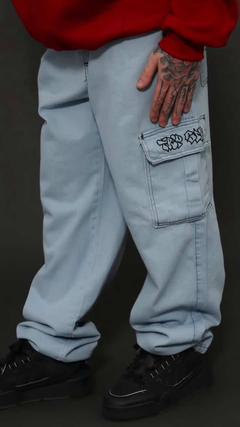 CALÇA JEANS CARGO TRIPSIDE - comprar online