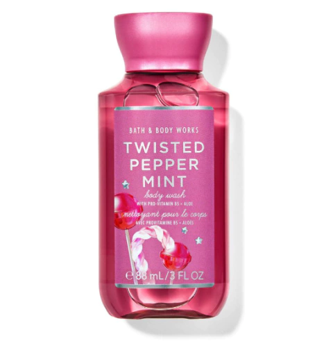 Gel sabonete liquido Twisted Pepper Mint - Bath Body Works 88ml - comprar online