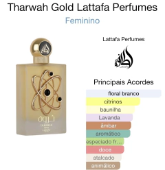 Tharwah Gold Lattafa 100ml EDP (Inspiração Libre Intense) - comprar online