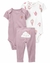 Carters Set de 3 - Bodies, Pantalon Bebé Nube