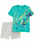 Conjunto Carter's 2 Piezas Remera + Short Denim Dinosaurio