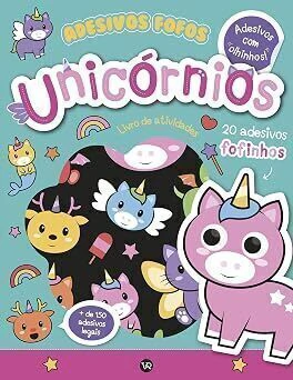 Adesivos Fofos - Unicórnios -Livro de Atividades